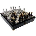 Exkluzív fekete-fehér sakk 2