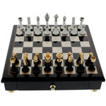 Exkluzív fekete-fehér sakk 4