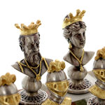 Exkluzív aranyozott bronz sakk 7