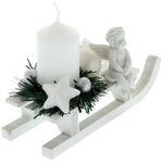 Sleigh with Angel and Candle 3