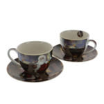 Santa Claus porcelain cups and plates 280ml 3