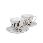 Lavender women's gift set with vase and porcelain cups 5