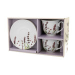 Lavender porcelain cups 250ml set of 2 4