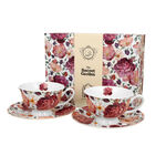 Set of 2 Royal Spring Roses porcelain cups 250ml 1