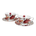Set of 2 Royal Spring Roses porcelain cups 250ml 2