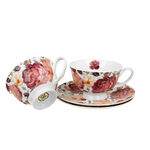 Set of 2 Royal Spring Roses porcelain cups 250ml 4
