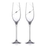 Silhouette 2 Chrystal Champagne Glass Set 1