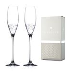 Set of 2 Chrystal Glasses for Champagne Elegance Arabesque 2