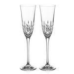 Set of 2 Kate crystal champagne glasses 1