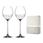 Set of 2 Chrystal Wine Glasses Elegance Arabesque 5