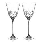 Set of 2 Kate crystal red wine glasses 310ml 1