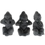 Set of 3 Buddha figurines I can't hear, I can't see, I can't speak 2