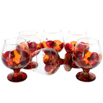 Set of 6 Brandy glasses: Orange 3