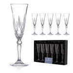 2 PC Crystal Glass set for Champagne Chatsworth 3