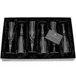 2 PC Crystal Glass set for Champagne Chatsworth 4