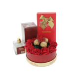 Experience women's gift set with chocolate flowers and perfume 2