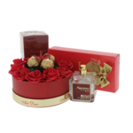 Experience women's gift set with chocolate flowers and perfume 3