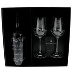 Gift set bottle and crystal glasses Dreams 3