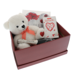 Rose Mary with teddy bear gift set 1