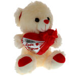Teddy mackós ajándékkészlet rózsákkal I love you 2