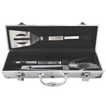 Barbeque Set with Three Tools in Metallic Box 2