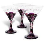 Set of 6 hand-painted cocktail glasses 1
