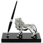 Highclass Silver Lion pen holder 4