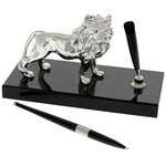 Highclass Silver Lion pen holder 5