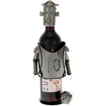 Football player bottle holder with wine 2