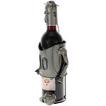 Football player bottle holder with wine 3