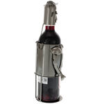 Football player bottle holder with wine 4