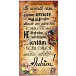 Wall Decoration with Message: In This House 2