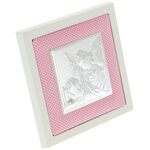 Guardian angel painting pink 14cm 1