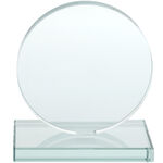 Round trophy made of glass 5