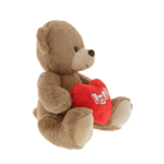 Brown teddy bear with love heart 25cm 4