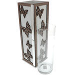Silver Plated Vase Stylish Butterflies 2