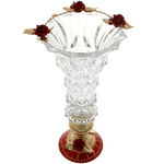 Vase with Luxurious Burgundy Roses 3