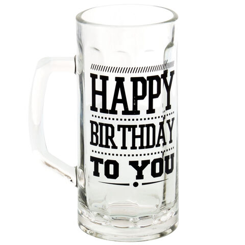  Happy Birthday Beer Mug