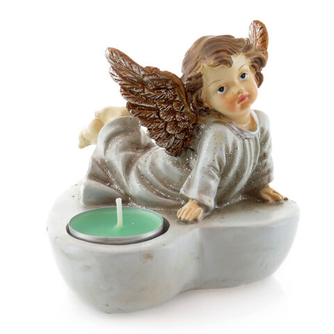 Candle Holder with Angel