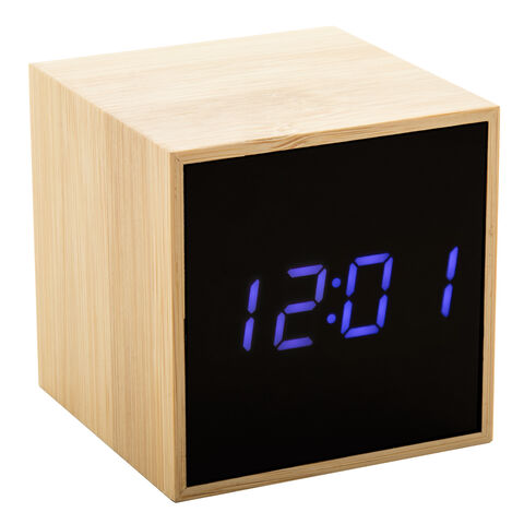 Ceas cu Alarma Personalizabil din Bambus