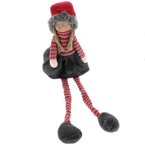 Figurina copil textil 60 cm cu picioare lungi 