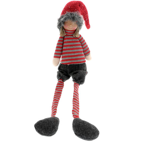 Figurina copil textil 60 cm cu picioare lungi 