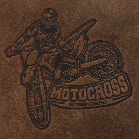 Portofel piele maro: Motocross