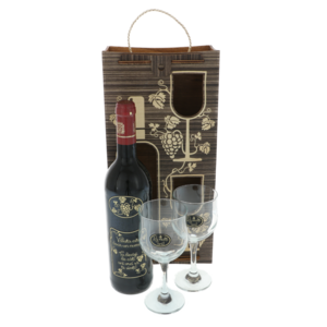 🍷 4 Személyre Szabott Boros Ajándékcsomag – Vicces, Elegáns és Tökéletes