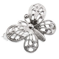 Silver brooches