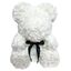 White Roses Teddy Bear 40 cm