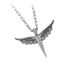 Silver Necklace Swarovski Angel