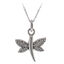 Silver Dragon-fly Necklace