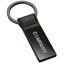 Black leather keyring