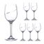 Crystal Wine Glasses Silhouette City